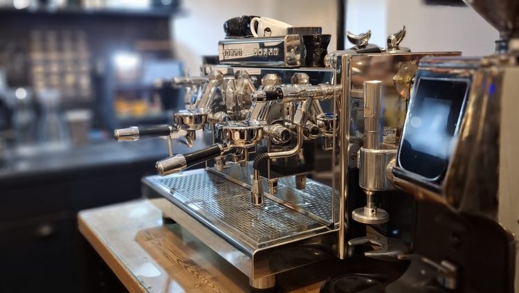 Espressomaschine im Unverpackt und Gut Bückeburg