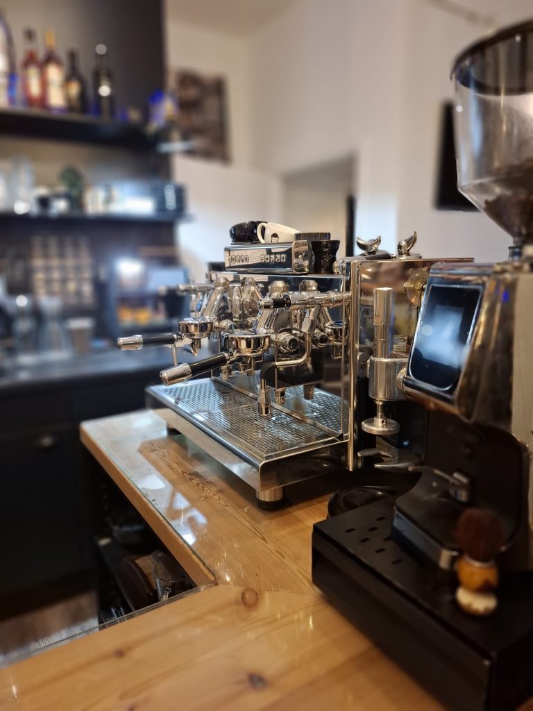 Espressomaschine im Unverpackt und Gut Bückeburg